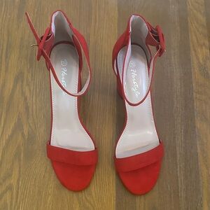 Herstyle Vibrant Red Women's Heels
